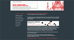 Desktop Screenshot of gtalighting.com